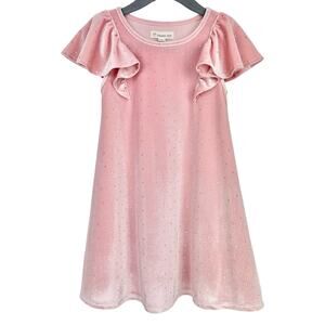 Tucker + Tate Pink Ruffle Sleeve Dress